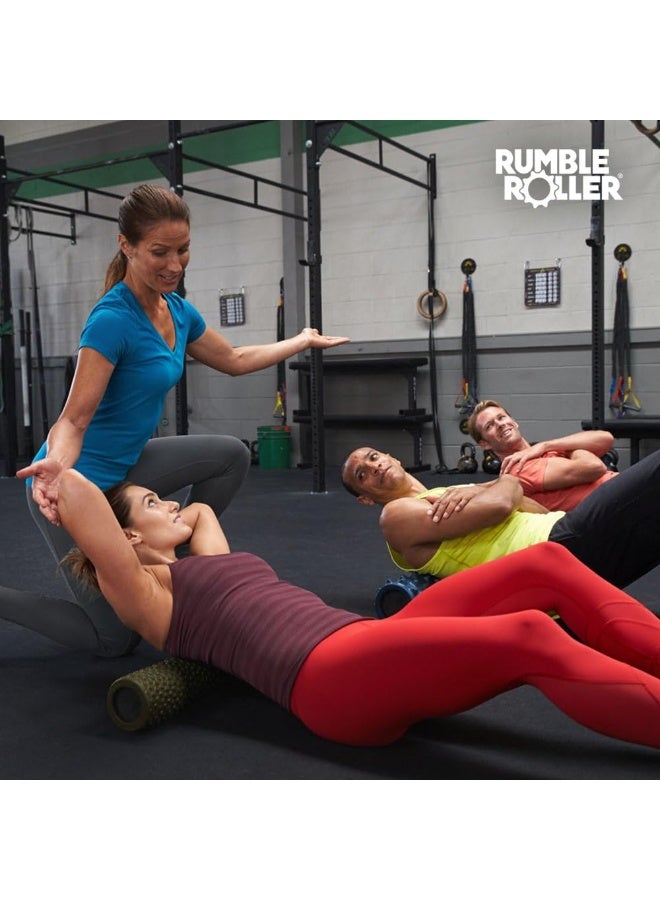 رامبل رولر Rumble Roller Gator - بكرة عضلية رغوية مُحسّنة للتدليك الاحتكاكي المتقاطع لتقليل آلام العضلات وتخفيف آلام عضلات الظهر - 22 بوصة - Image 2