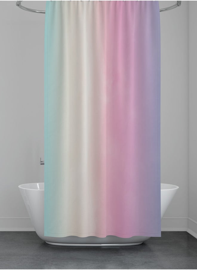 Home Print Waterproof Bathroom Curtain 