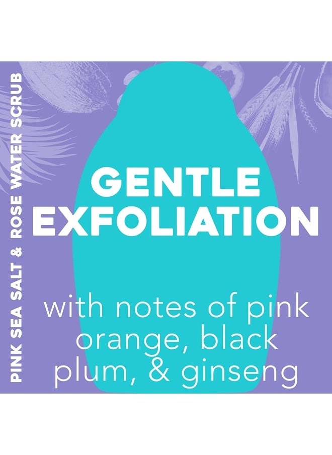 Ogx - Pink Sea Salt & Rosewater Gentle Soothing Body Scrub, 19.5 Ounce - Image 1