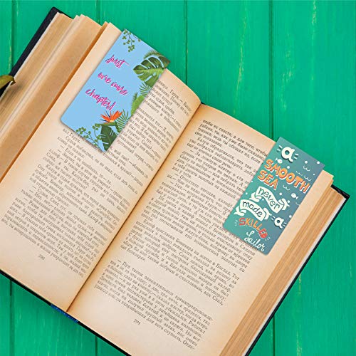 BOOKWORM Set of 8 Colorful Magnetic Bookmarks | Gift for Book Lovers and Avid Readers - Image 3