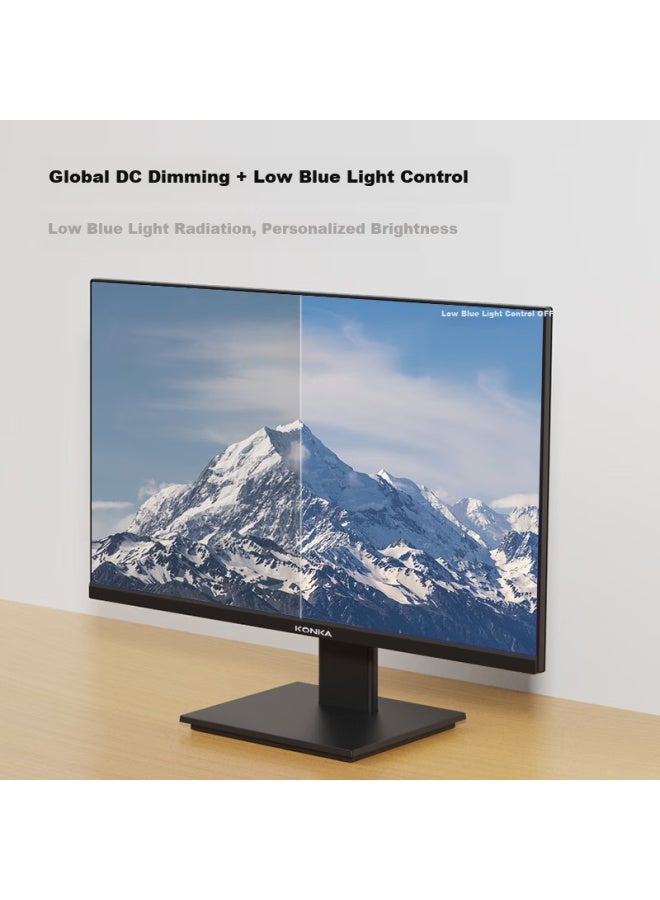 Konka 23.8-inch 100hz Wide Color Gamut High Contrast Three-sided Micro-bezel Hdmi Office Computer Gaming Monitor Km2412x - Image 4
