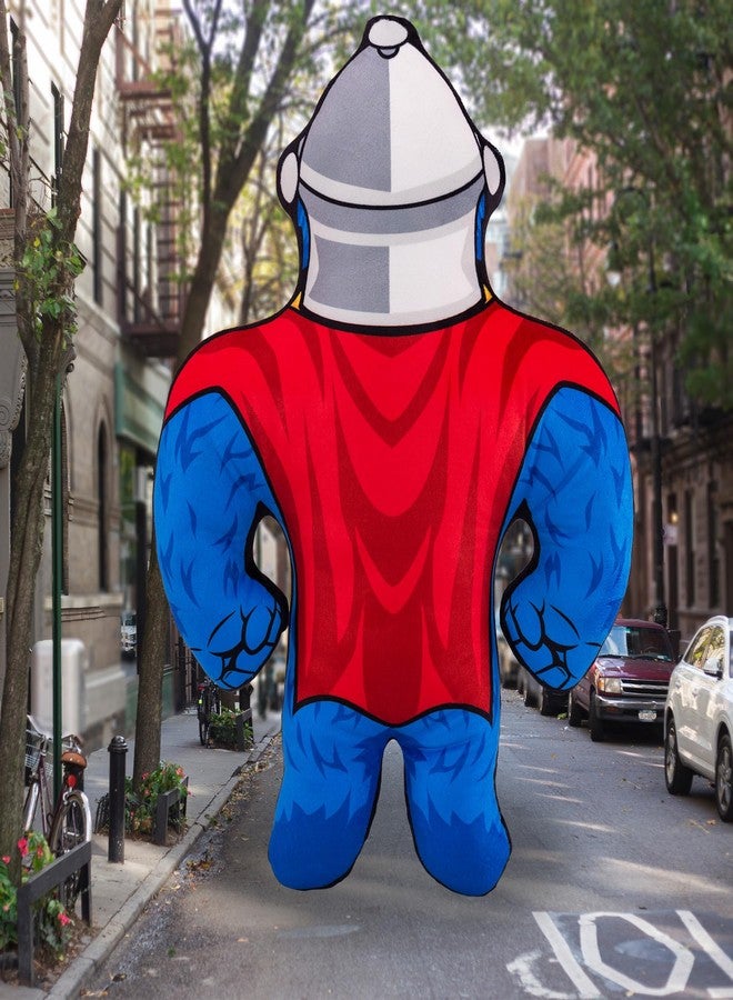 Bleacher Creatures دميّة بليتشر كريتشورز غروفر سوبرهيرو من شارع السمسم 22" - لعبة قماشية ناعمة - Image 4