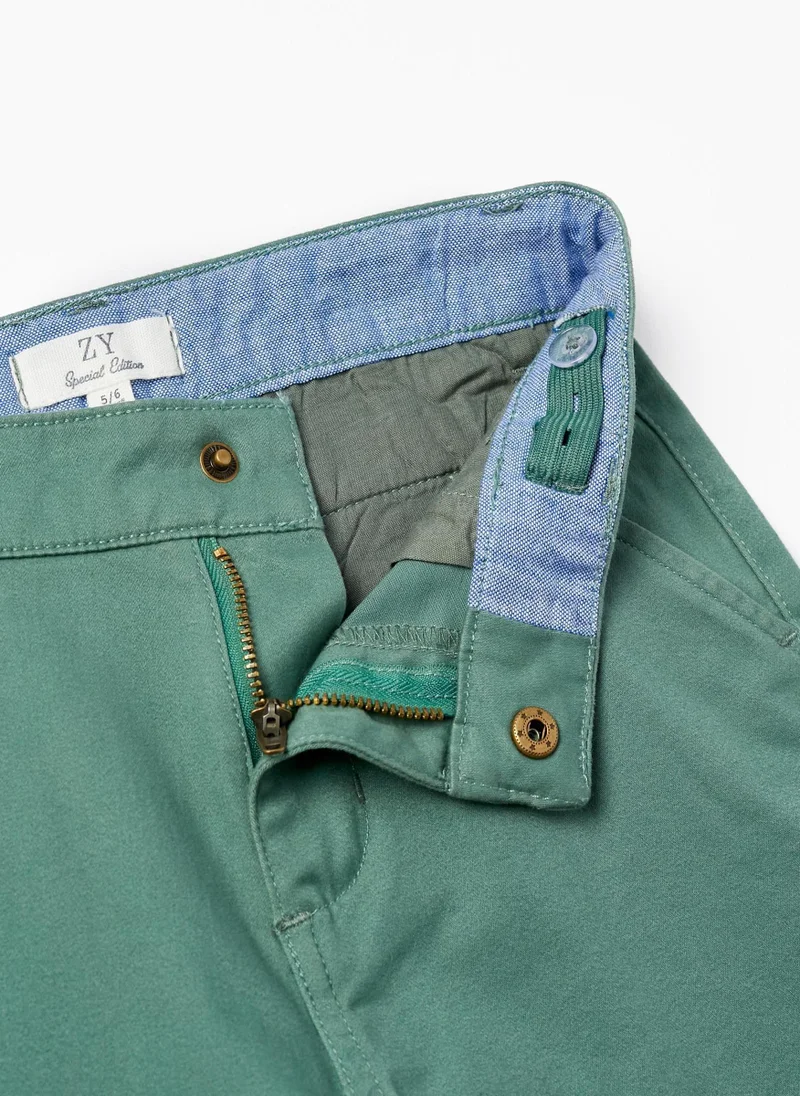 زيبي Shorts with Oxford Detail for Boys