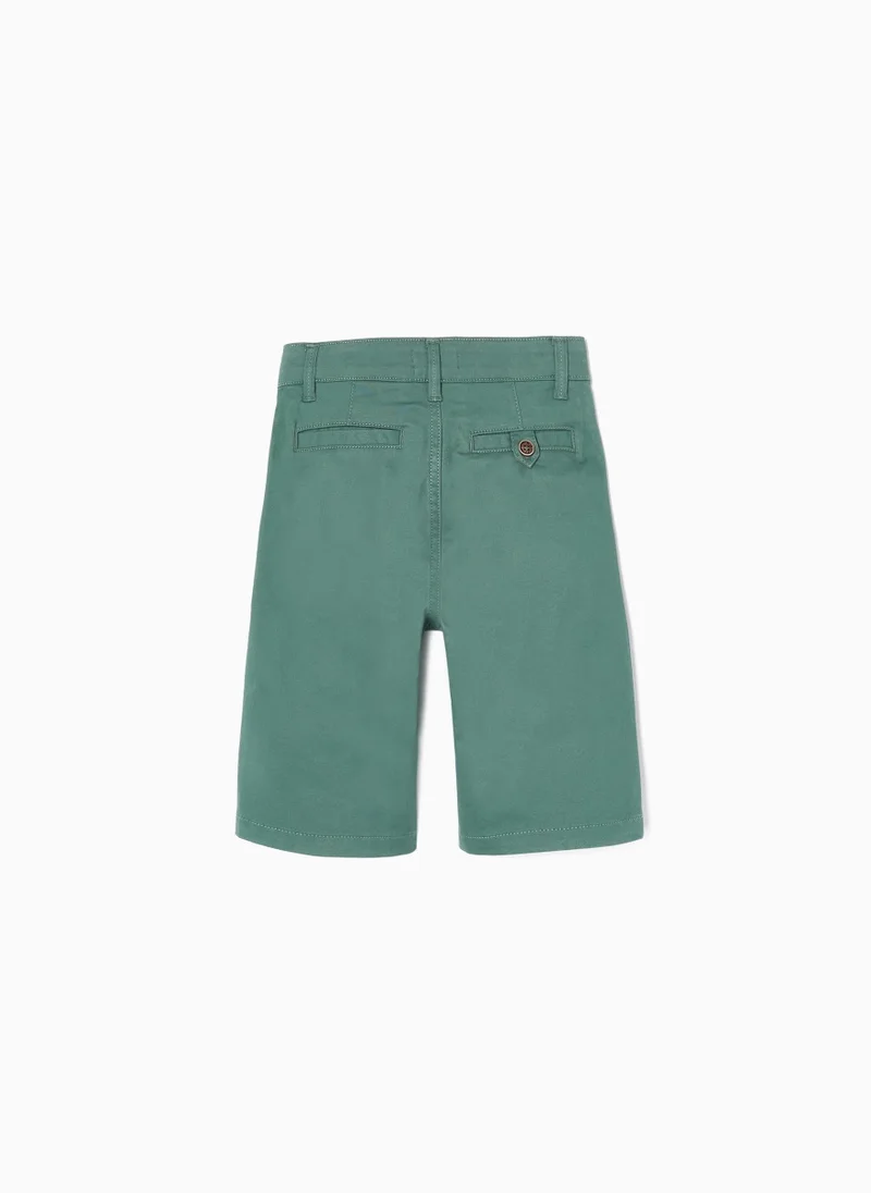 زيبي Shorts with Oxford Detail for Boys