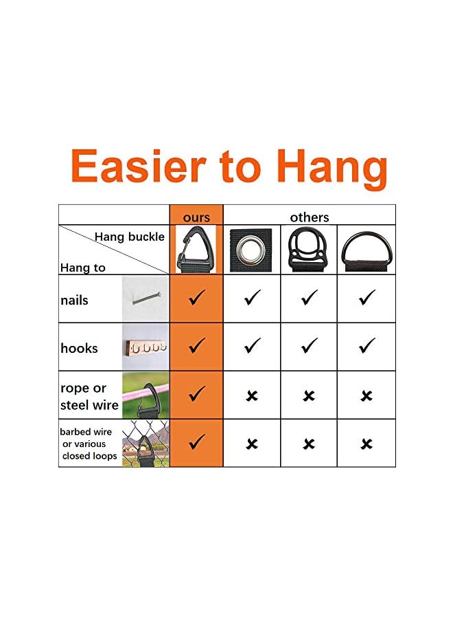 promass Extension Cord Holder(Assorted 8 Pack), Extension Cord Organizer for Garage Organization and Storage, Heavy Duty Storage Straps for Cables, Hoses and Ropes, with Triangle Buckle for Hanging - Image 2