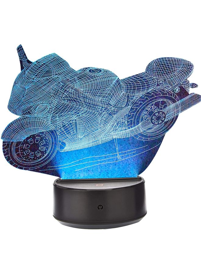 NIBEMINENT 3D Colour Changing Lamp Multicolour - Image 1
