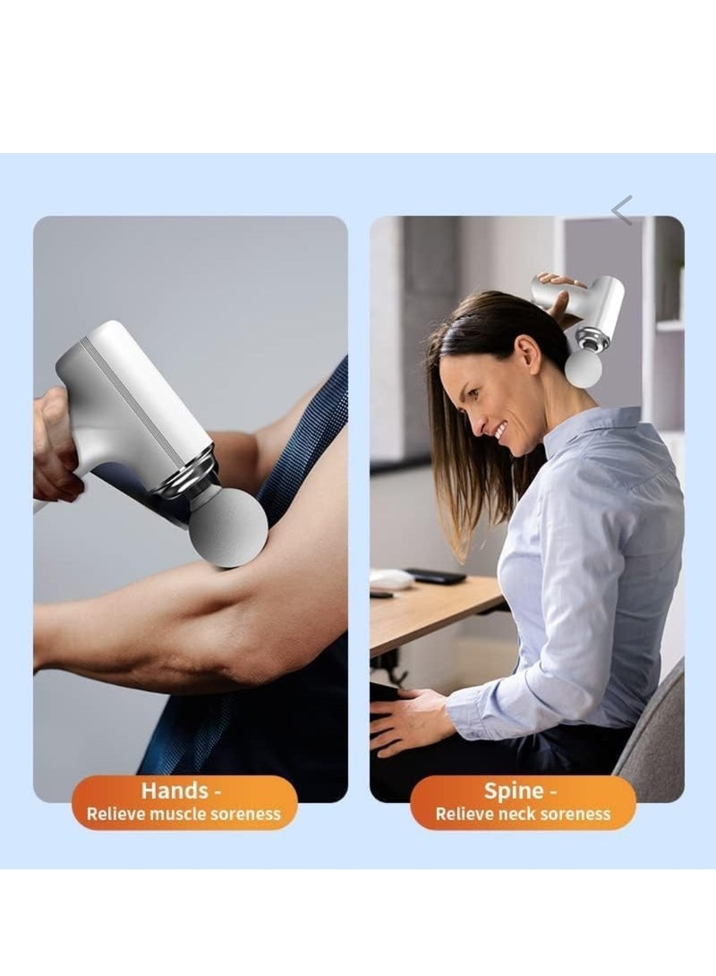 Vierex Muscle Massage Gun Deep Tissue Mini Massager Gun for Neck, Back, Waist, and Foot Massage. Relieves Soreness and Fatigue. Replaces Foam Roller Massagers For Body Shaping. Perfect Health Gift - Image 2