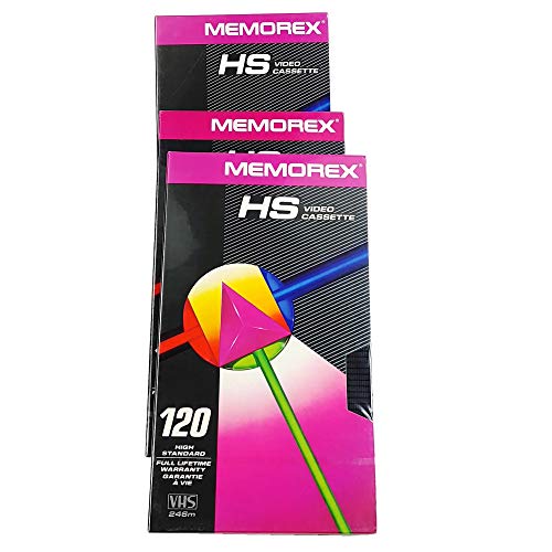 Memorex 3 Pack HS T-120 Minute Video Tape - Image 1