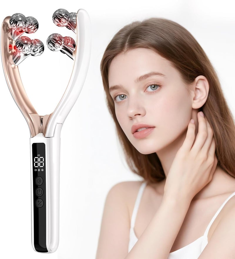 Tenmokus Facial Massager for Women | Shaper & Slimmer for Face and Neck | Korean Skin Care Device | Lymphatic Drainage Roller - Image 1