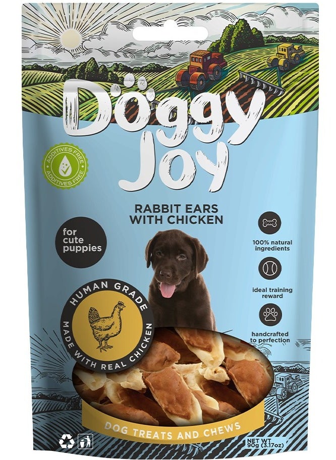 Rabbit Ears with Chicken Puppy Treats 90g - pzsku/ZF745BAB1B643EDCEA9BDZ/45/_/1738061228/fd2163fb-928e-4f1f-b980-3ddc66b01ab3