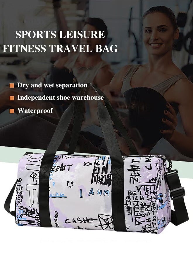 Canway Multi Functional Large Capacity Carry on Luggage Bag Wet and Dry Separation Shoe Compartment Gym Bag Suitcase with Perfect for Short Business Trips and Travel - Image 2
