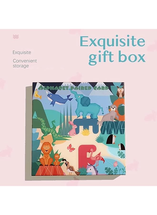 vesus Early Learning - Jigsaw Letter Alphabet & Numbers Puzzle - Preschool Educational Toys for Children Montessori Spell Word Game Wooden - Image 2