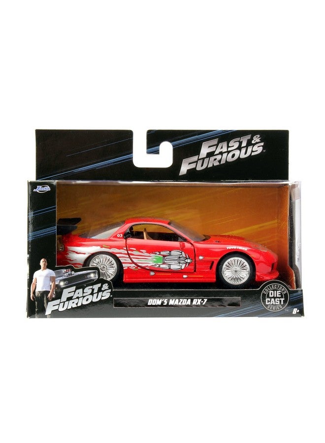 Jada Toys 1:32 Fast & Furious - Dom's Mazda RX-7, Red - Image 2