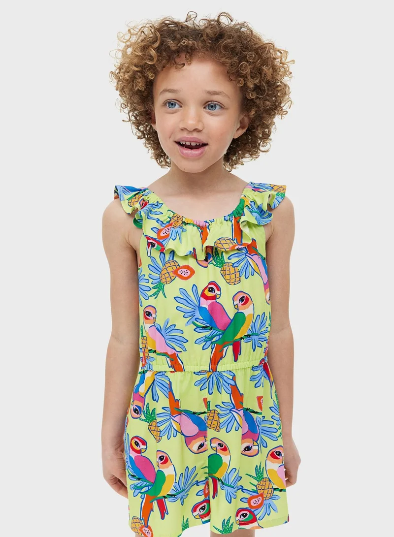 H&M Kids Floral Midi Dress