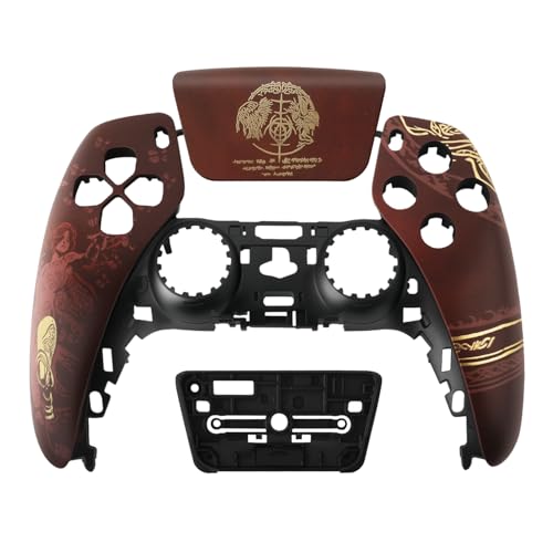 Coolerage Front Shell with Touchpad for PS5 Controller Custom EldenRInspired Faceplate Accessories Kit Compatible with BDM010020 030040 050 - Image 1
