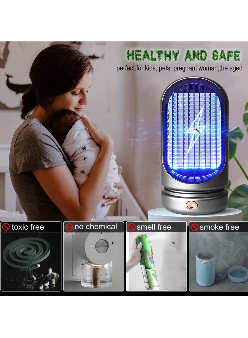 Mosquito Killer Lamp, UV Fly Killer Indoor Electric Fly Zapper Bug Zapper, Indoor Insect Killer Mosquito Killer Fly Killer UV Light Catcher Trap for Garden Office Restaurant Indoor Use
