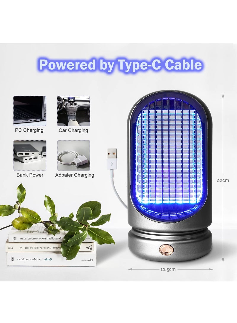 Mosquito Killer Lamp, UV Fly Killer Indoor Electric Fly Zapper Bug Zapper, Indoor Insect Killer Mosquito Killer Fly Killer UV Light Catcher Trap for Garden Office Restaurant Indoor Use