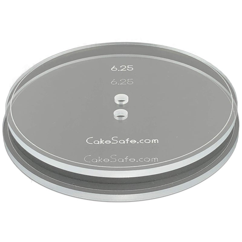 CAKESAFE 2625 أقراص أكريليك شفافة أداة تزيين مثالية لتنعيم كريمة الزبدة على كعكاتك