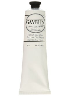 GAMBLIN Artist Oil Color Titanium Zinc White 150 Ml Tube 