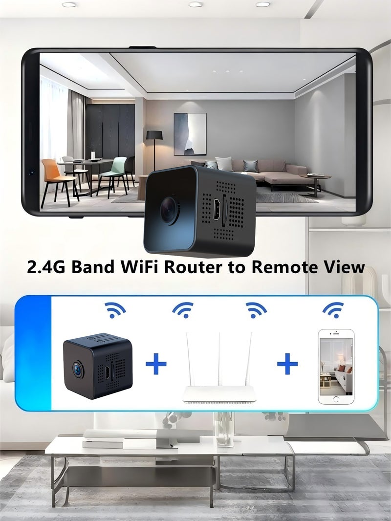 1080p HD Network Surveillance Camera with Infrared Night Vision, Indoor and Outdoor Wireless WiFi Security Camera, Universal Camcorder - Image 2