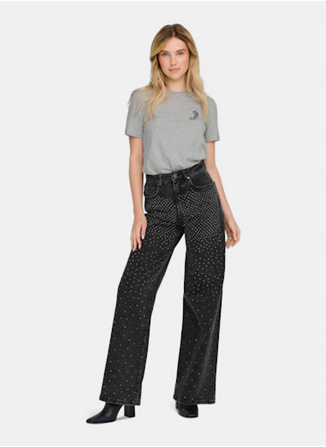 ONLY Onlkita Life Reg S/S Heel Top Box Jrs  - Image 1