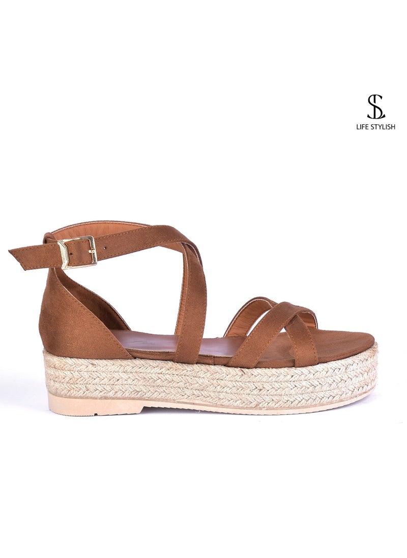LIFESTYLISH K-1 Elegant Flat Sandal For Women - Havan  - Image 1