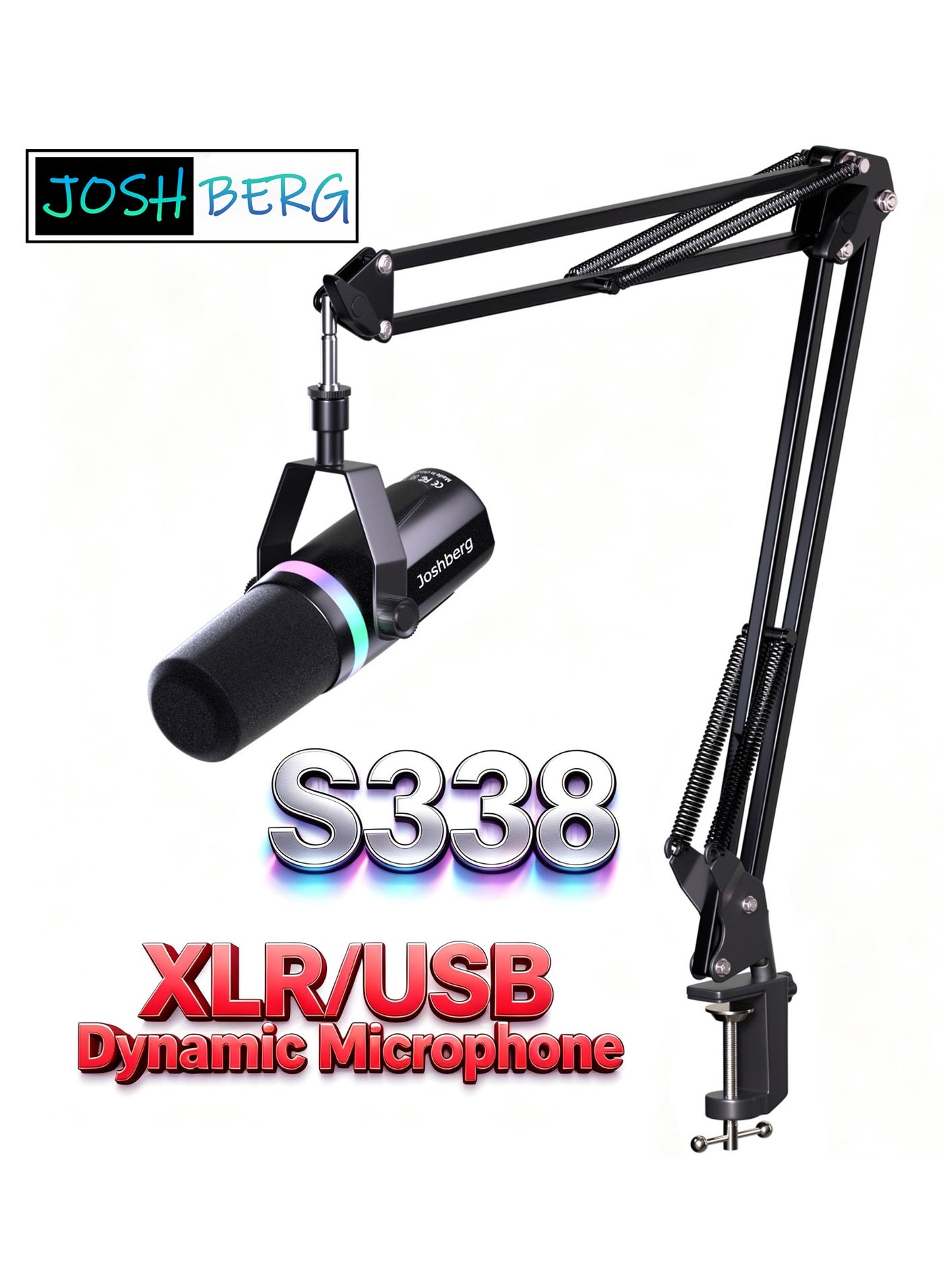 joshberg Joshberg Usb Xlr Dynamic Microphone Connection Type: Wired