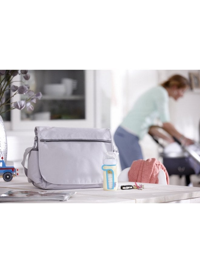 آفينت جراب زجاجة الرضاعة الزجاجية Philips AVENT لزجاجة 4 أونصة، عبوة من قطعة واحدة، SCF675/01، (قد تختلف الألوان) - Image 3