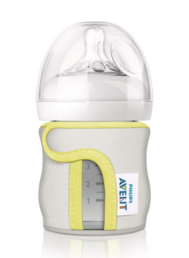 آفينت جراب زجاجة الرضاعة الزجاجية Philips AVENT لزجاجة 4 أونصة، عبوة من قطعة واحدة، SCF675/01، (قد تختلف الألوان) - Image 2