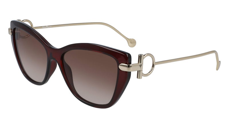 Sunglasses Salvatore Ferragamo SF 928 S 606 WineBrown Gradient