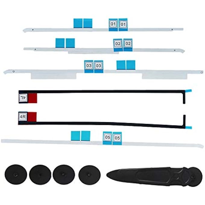 REPLACEMENT LED LCD PANEL ADHESIVE TAPE/STRIPS + OPENING WHEEL TOOLS FOR IMAC A1418 21.5" MD093LL/A MD094LL ME699LL ME086LL ME087LL MK142LL MK442LL MK542LL/A 2012 2013 2014 2015 - Image 1