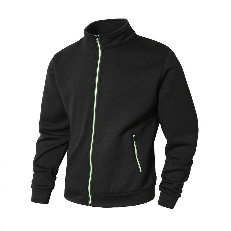 Men's Casual Zip Up Hoodie Sweatshirt Spring Autumn Outerwear - Image 4