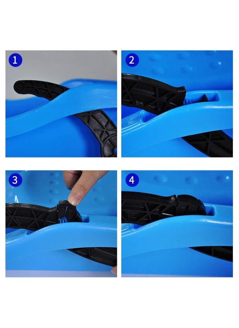 DubaiGallery - Adult Thick Skis, Non-Slip Seats, Double Brakes, Reinforced Nylon Drawstring, Comfortable Handles, Suitable For Snow, Desert, Grassland - Image 1