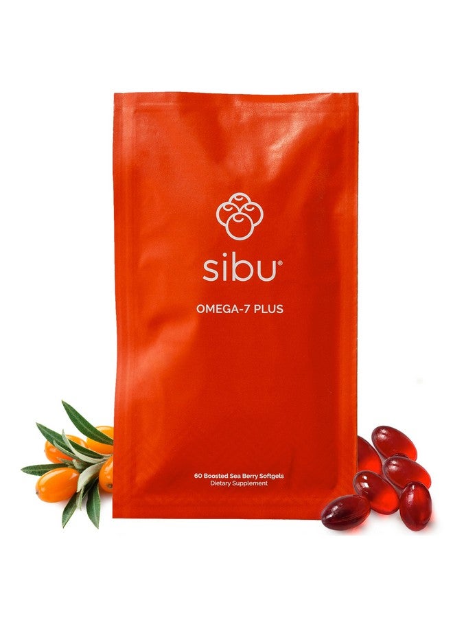 sibu Omega-7 Plus Softgels (30 Day Refill Sachet) - Blend of Sea Buckthorn Oil and Plant-Based Vitamin D3 & Omega-3 DHA - Image 1
