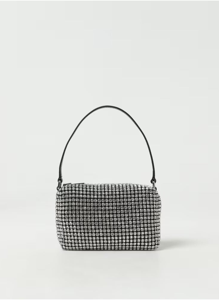 Alexander - ALEXANDER WANG Borsa Heiress  Wang in tessuto con strass - Image 1