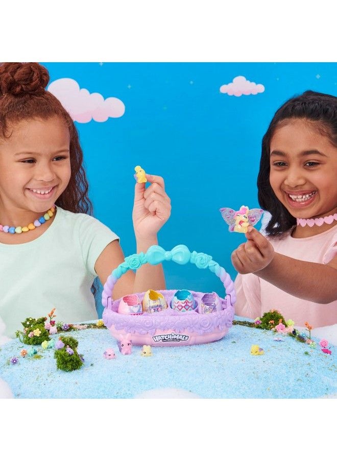 HATCHIMALS - Colleggtibles Family Spring Toy Basket With 6 Bunny Characters Kids Toys For Girls Ages 5 And Up - Image 1
