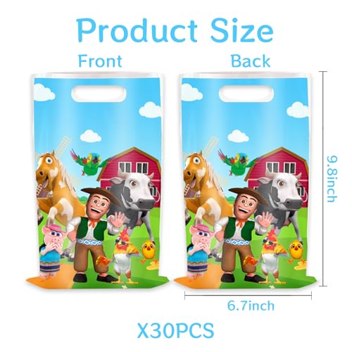 Bahteliv 30pcs Lai Granja De Zenoon Gift Bags - Party Supplies for Zenoon Birthday Decorations - Image 2