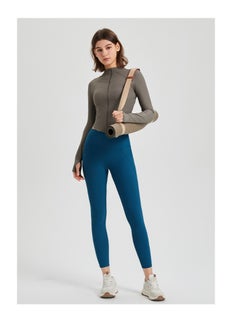 KUYING Shaping Yoga Suit Women's Casual Coat Long Sleeve Zipper Running Skincare Sports Fitness Top  - Image 4