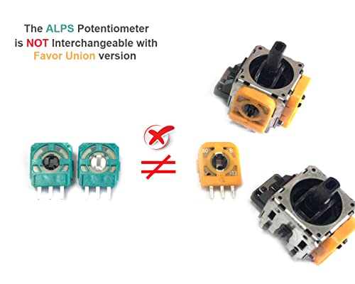 ElecGear 8X ALPS 2.1K Replacement Potentiometer + Drift Fix PCB for PS5 DualSense, PS4 DualShock 4 Wireless Controller, Trim Pot Resistor Thumbstick Module Sensor for ALPS Analog Joystick - Image 3