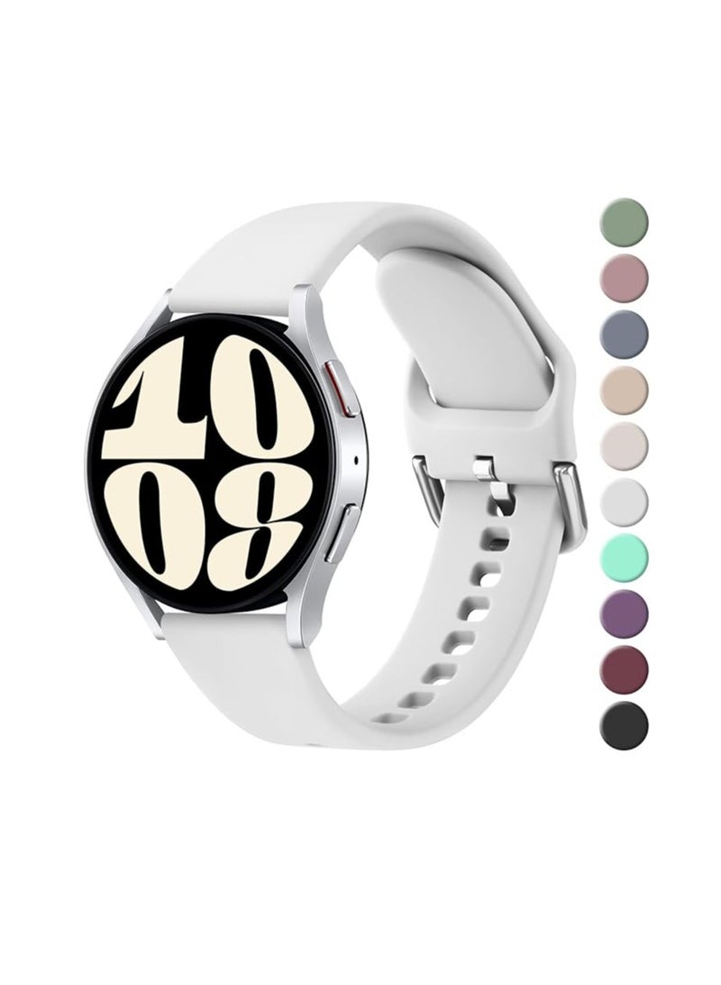 Silicone Buckle Bands 20MM Strap For Samsung Gear Sport/Watch 4/Watch 5/Watch 5 Pro/S2 classic/active 2 40mm 44mm/Amazfit GTS 3/4/4 Mini/Bip 3/Pro/GTS 2 mini/GTS 2e/Bip U - Image 1