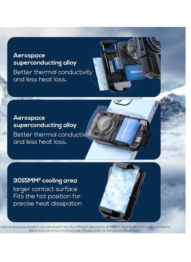 ELTRAZONE - DLA5 Wireless Phone Cooler – Portable Cooling Fan for Gaming, 1200mAh Battery, Wireless Design, Easy to Use, Reduces Device Overheating, Enhances Gaming Performance - Image 1