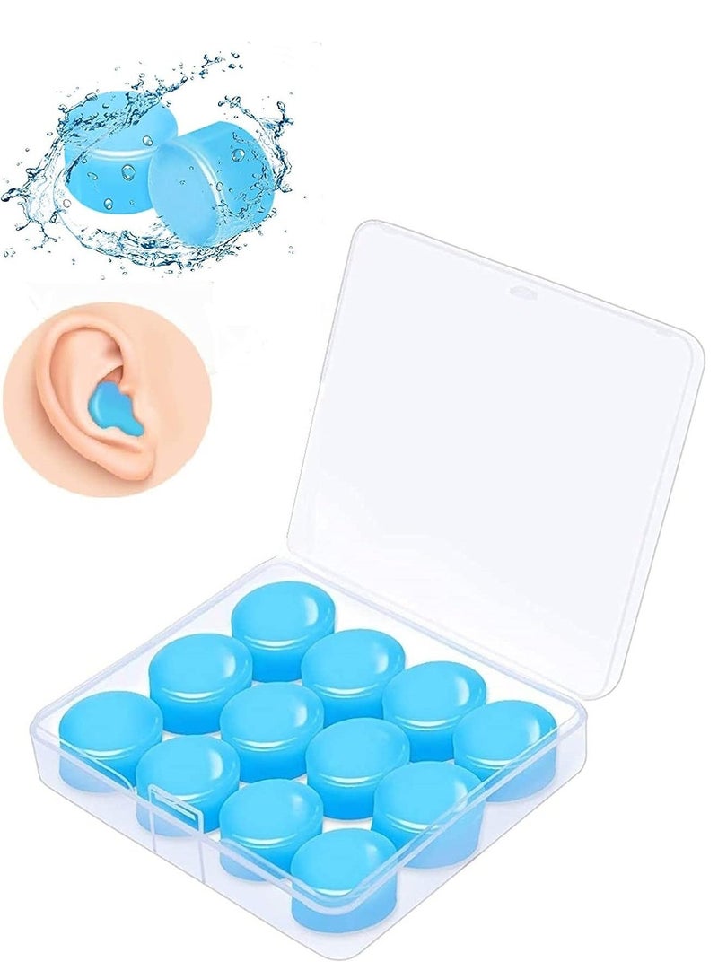 GOOGO Ear Plugs for Sleeping - Reusable Moldable Silicone Earplugs Noise Cancelling Reduction for Concerts, Swimming, Shooting, Snoring, Airplane, Musicians, Motorcycle, 12 Pack - Image 1