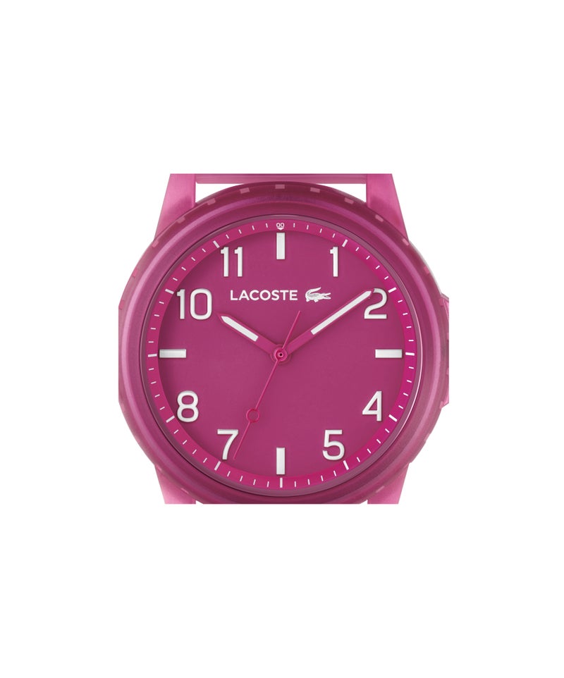LACOSTE Round Analog Unisex'S Pink Tr90 Case  Watch - Image 4