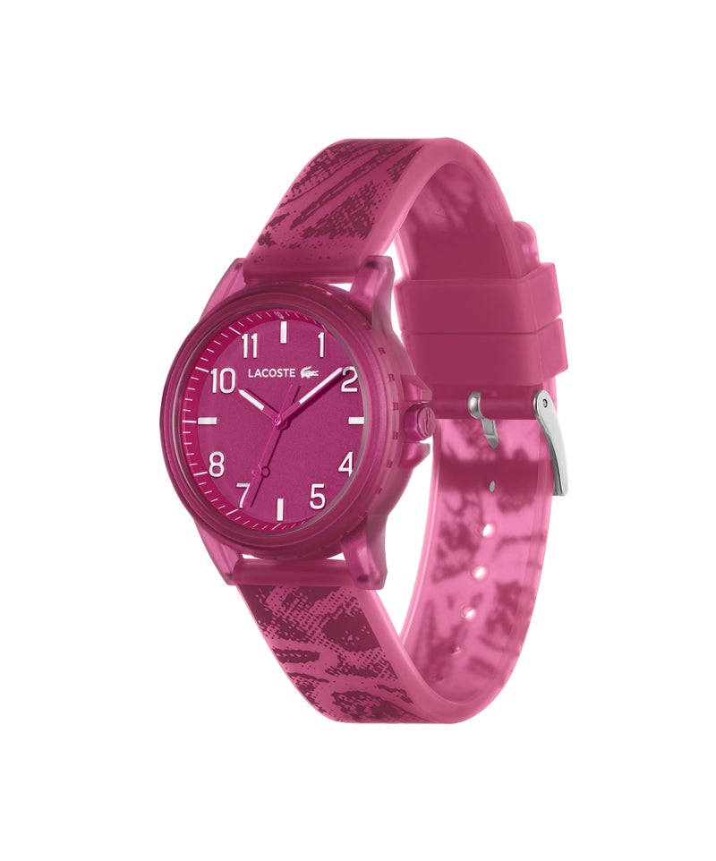 LACOSTE Round Analog Unisex'S Pink Tr90 Case  Watch - Image 1