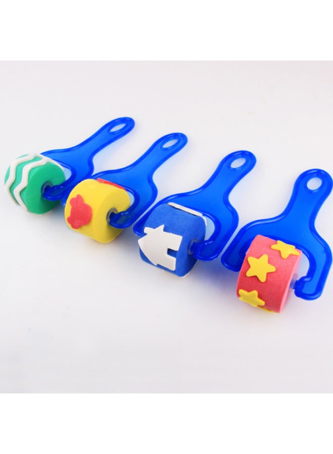 Xinbowen Children's Painting Sponge Seal Set Diy Art Painting Tools Early Education Graffiti Painting Pen - Image 4