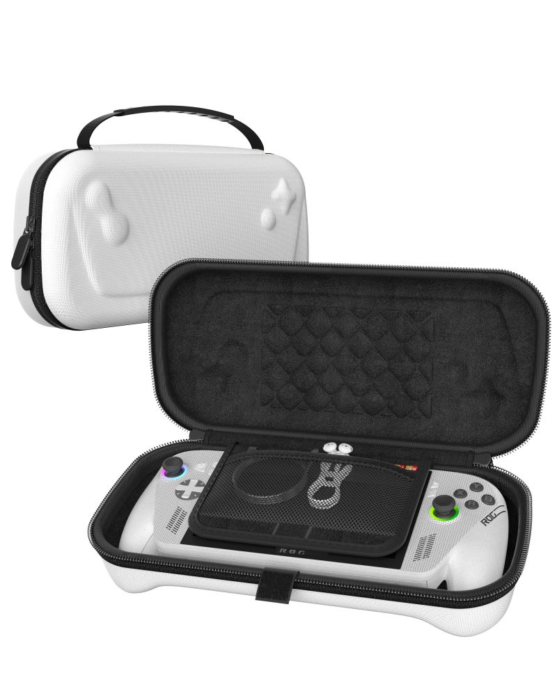 ProCase Carrying Case for Rog Xbox Ally Rog Xbox Ally X 2025 Portable EVA Travel Storage Pouch Protective Hard Shell for Handheld Console Accessories White - Image 2
