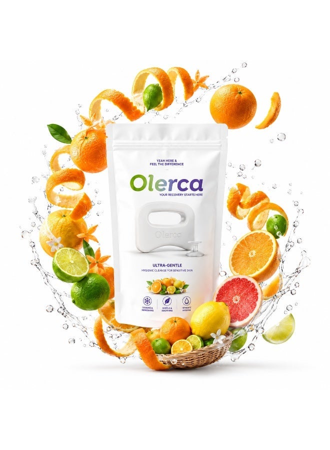 Olerca Citrus Massage Recovery Soap Bar – Refreshing Cooling Body Soap for Shower Massage, Skin Care, Muscle Relaxation & Daily Body Recovery