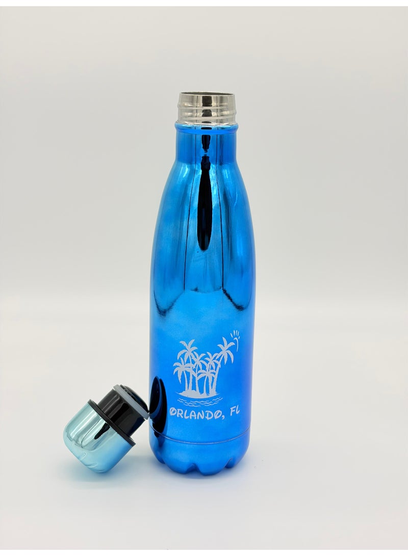 أو جي إس زجاجة مياه استانلس ستيل عازلة للبرودة 24 ساعة والحرارة 12 ساعة - أنيقة، محكمة الإغلاق وسهلة الحمل 500مل - Image 2