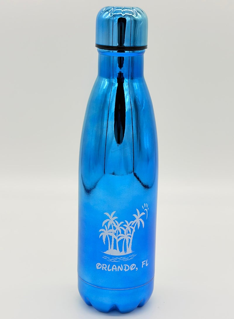 أو جي إس زجاجة مياه استانلس ستيل عازلة للبرودة 24 ساعة والحرارة 12 ساعة - أنيقة، محكمة الإغلاق وسهلة الحمل 500مل - Image 1