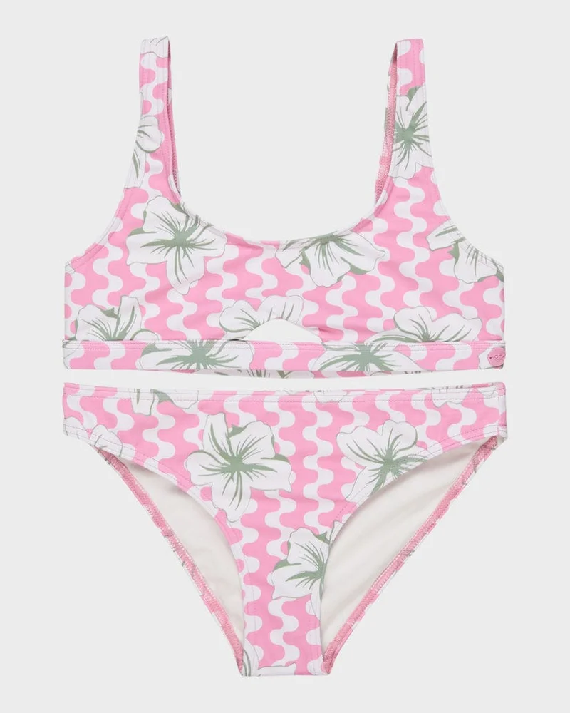 Roxy Party Waves Two Piece - Kids
